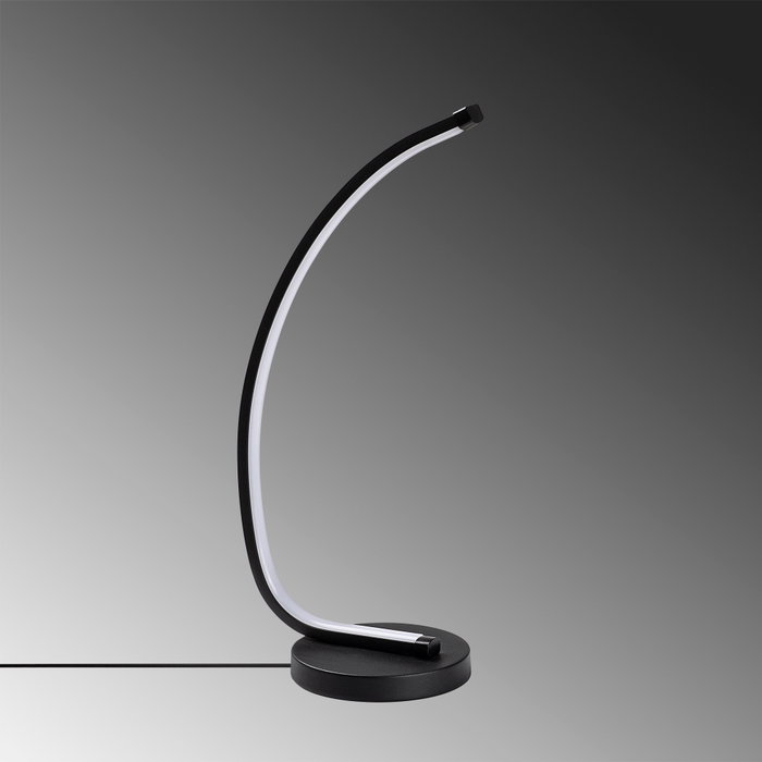 Opviq Bevel - 13321 Lámpara de sobremesa metálica negra